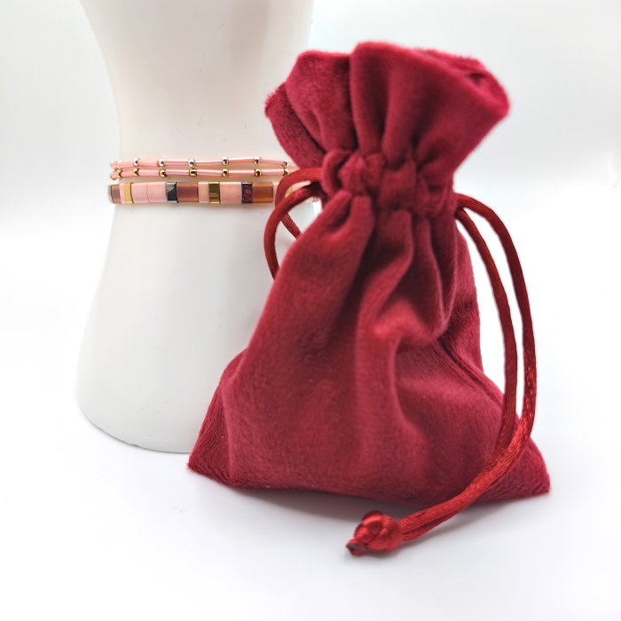 Asha - Set 3 bratari margele Miyuki din Japonia, placate cu Aur 24K si Argint 925 [3]