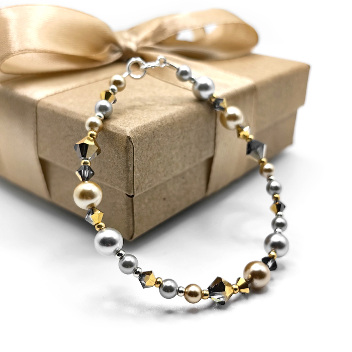 bratara perle cristale argint [1]