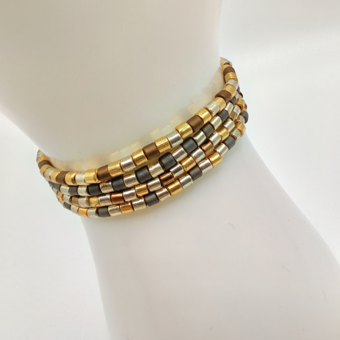 Fayra  - Set 4 bratari multisir cu margele Miyuki din Japonia [1]