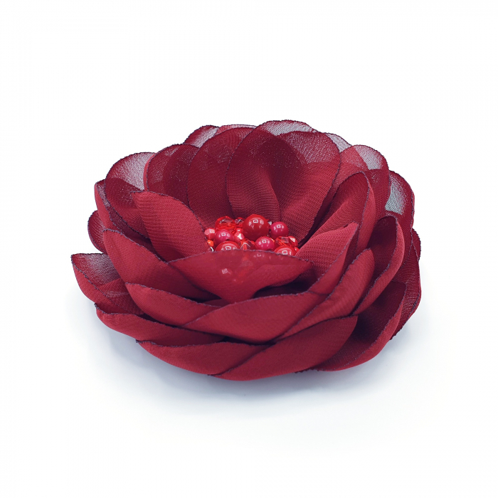 brosa-eleganta-floare-voal-perle-cristale-grena-bordo [2]