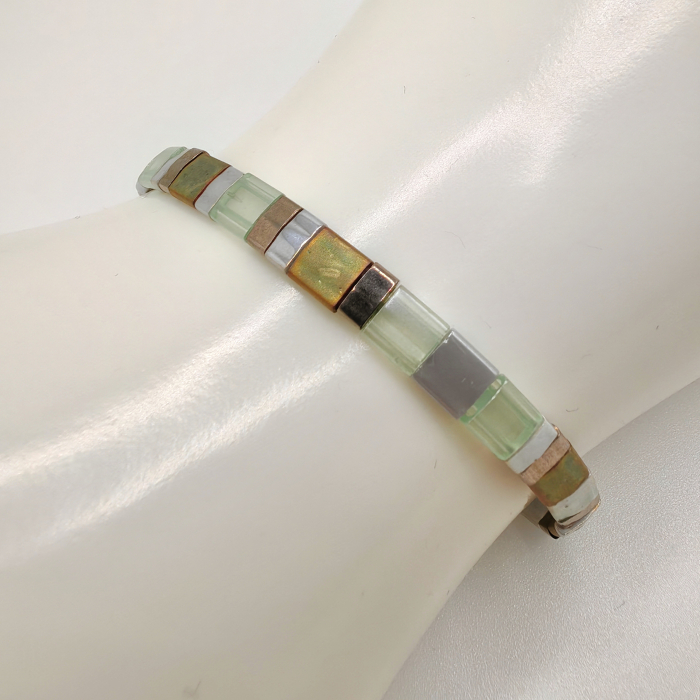 Isara - Bratara margele Miyuki din Japonia, placate cu Aur 24K [2]