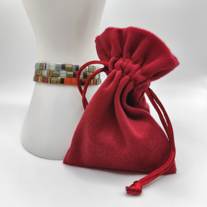 Isara - Set 3 bratari  margele Miyuki din Japonia, placate cu Aur 24K [3]