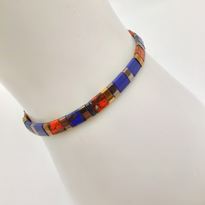 Saira - Bratara margele Miyuki din Japonia, placate cu Aur 24K [1]