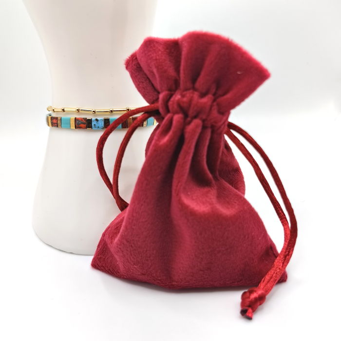 Saira - Set 2 bratari margele Miyuki din Japonia, placate cu Aur 24K [3]