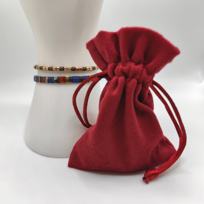 Saira - Set 2 bratari margele Miyuki din Japonia, placate cu Aur 24K [3]