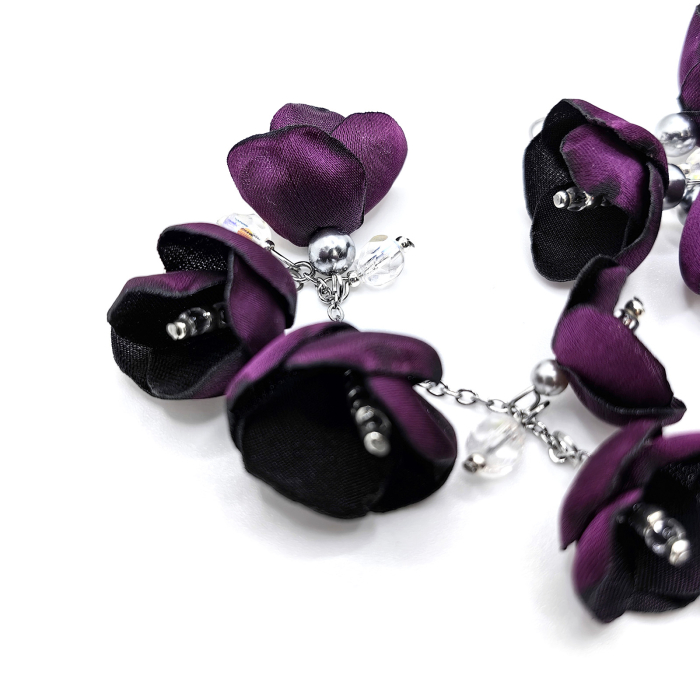 cercei-lungi-ciorchine-flori-matase-mov [4]