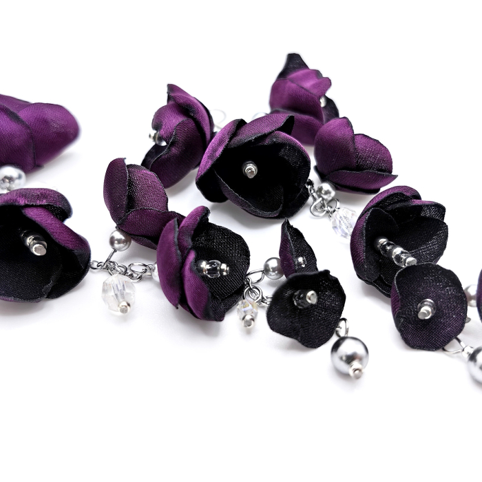 cercei-lungi-ciorchine-flori-matase-mov [3]