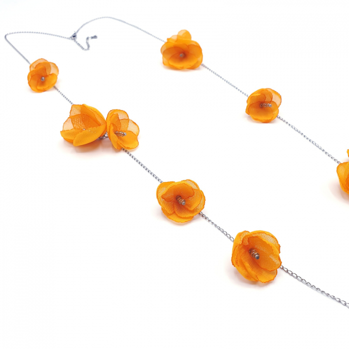 spring-bloom-colier-bratara-flori-portocalii-inox [7]