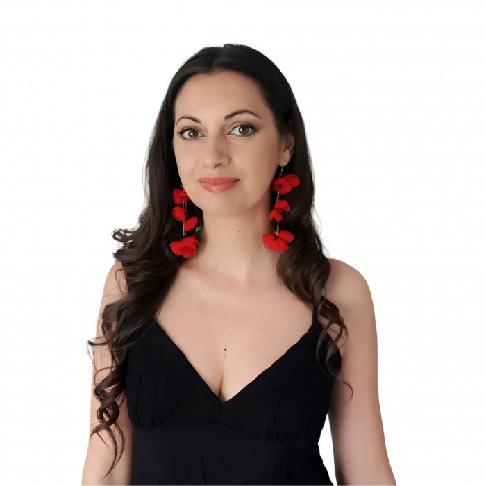 Cercei-foarte-lungi-flori-voal-rosu [4]