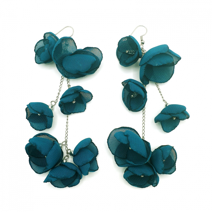 cercei-flori-ample-lungi-verde-turcoaz [4]