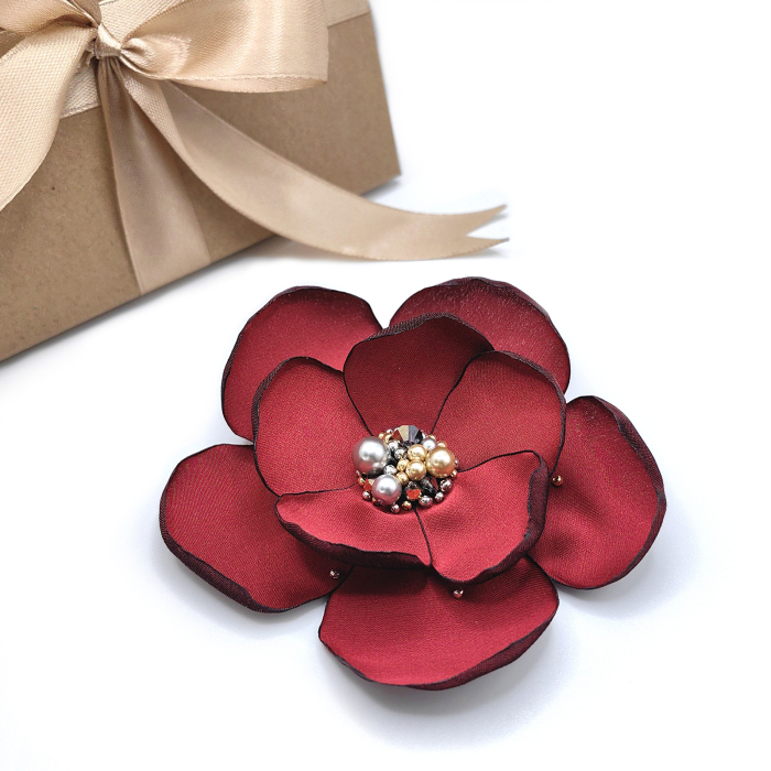 sublime-brosa-floare-matase-perle-cristale-rosu-visiniu [3]