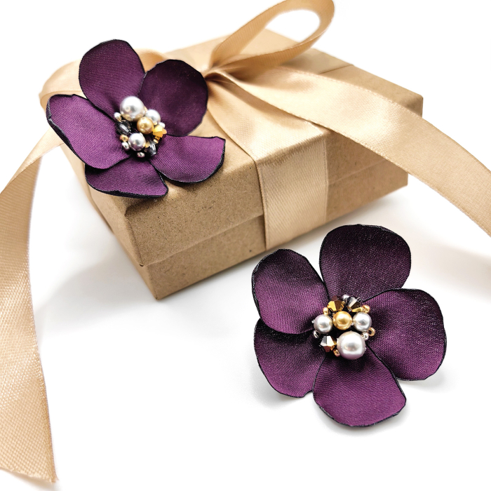 cercei-floare-mov-matase [5]