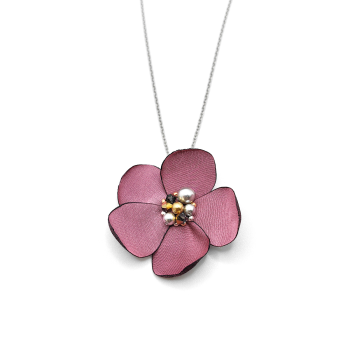 colier-floare-matase-roz [2]