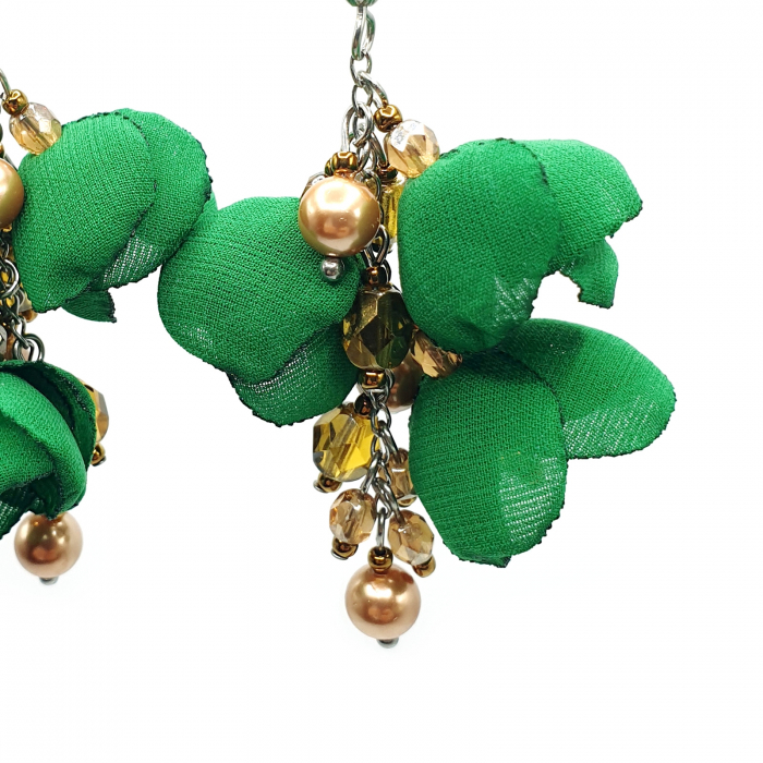 cercei-handmade-eleganti-flori-voal-verde-perle-cristale [4]