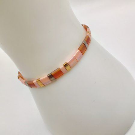 Bijuterii Dama - Asha - Bratara margele Miyuki din Japonia, placate cu Aur 24K