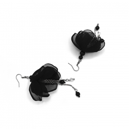 balerina-cercei-lungi-flori-voal-negru-perle-cristale [1]