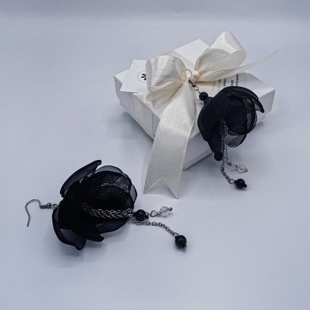 balerina-cercei-lungi-flori-voal-negru-perle-cristale [3]