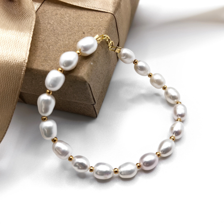 Bratari - bratara-perle-naturale-cultura-argint-placat-aur