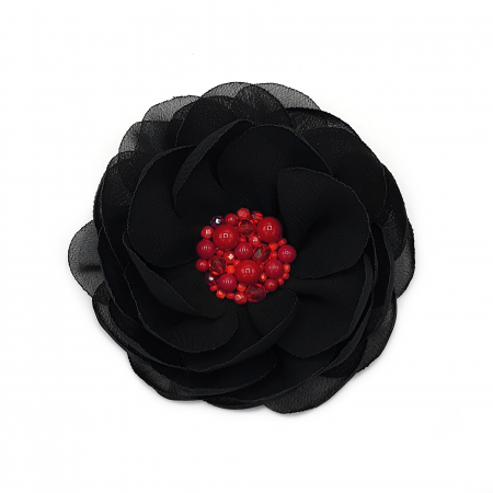 brosa-floare-eleganta-voal-negru-perle-cristale-rosii [4]