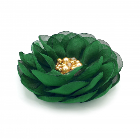 brosa-fashion-floare-voal-verde-perle-cristale [3]