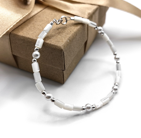 Bratari - bratara-argint-925-sidef-alb