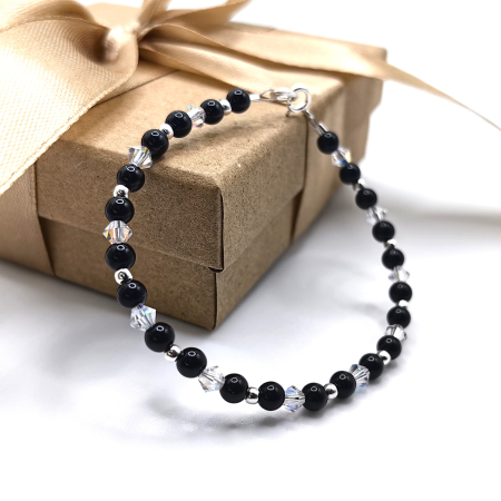 Creatii Proaspete - bratara-onix-crsiatle-bile-argint