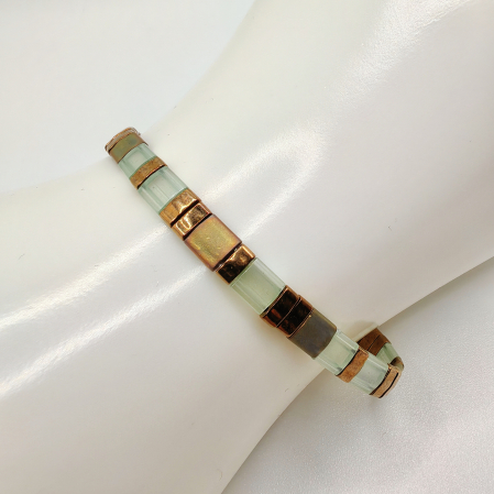 Isara - Bratara margele Miyuki din Japonia, placate cu Aur 24K [1]