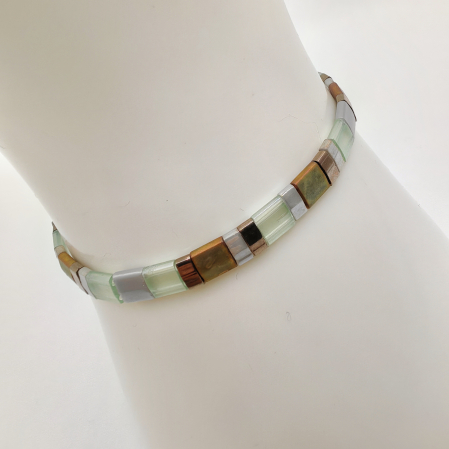 Bijuterii Dama - Isara - Bratara margele Miyuki din Japonia, placate cu Aur 24K