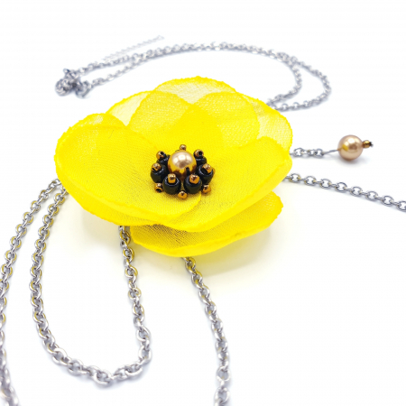 love-colier-floral-voal-galben-perle-sclipiri [2]