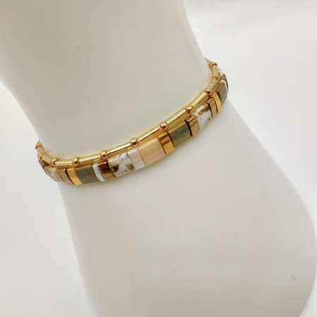 Bijuterii Dama - Lunara - Set 2 bratari margele Miyuki din Japonia, placate cu Aur 24K