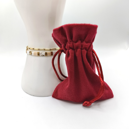 Lunara - Set 2 bratari margele Miyuki din Japonia, placate cu Aur 24K [2]