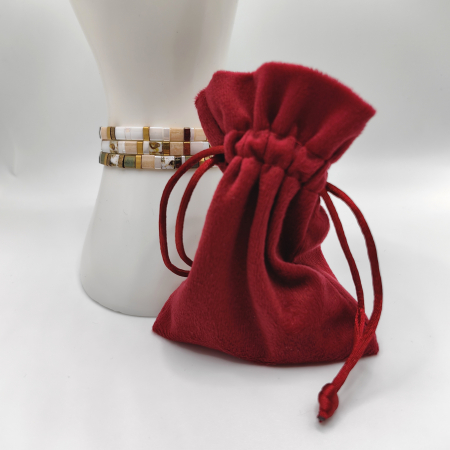 Lunara - Set 3 bratari  margele Miyuki din Japonia, placate cu Aur 24K [2]