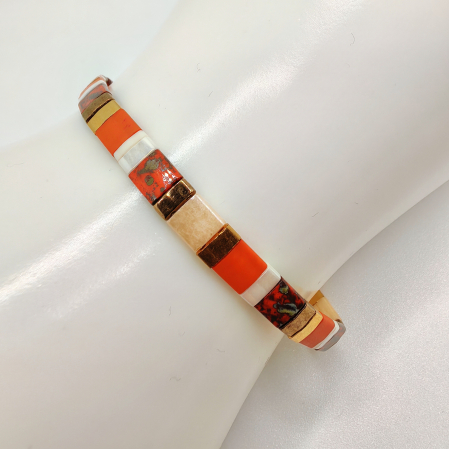 Saira - Bratara margele Miyuki din Japonia, placate cu Aur 24K [1]