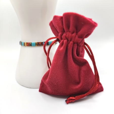 Saira - Bratara margele Miyuki din Japonia, placate cu Aur 24K [2]