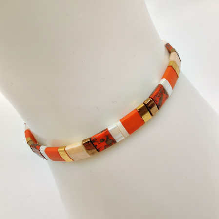 Bijuterii Dama - Saira - Bratara margele Miyuki din Japonia, placate cu Aur 24K