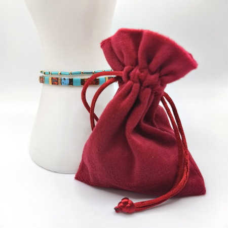 Saira - Set 2 bratari margele Miyuki din Japonia, placate cu Aur 24K [2]