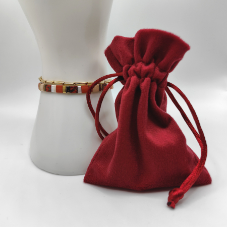 Saira - Set 2 bratari margele Miyuki din Japonia, placate cu Aur 24K [2]