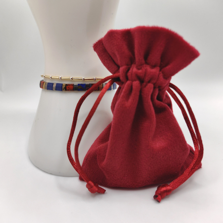 Saira - Set 2 bratari margele Miyuki din Japonia, placate cu Aur 24K si Argint 925 [2]