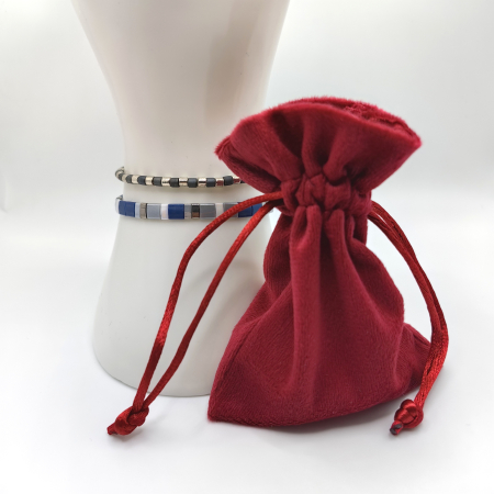 Saphira - Set 2 bratari  margele Miyuki din Japonia, placate cu Aur 24K [2]