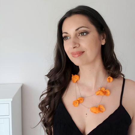 spring-bloom-colier-bratara-flori-portocalii-inox [4]