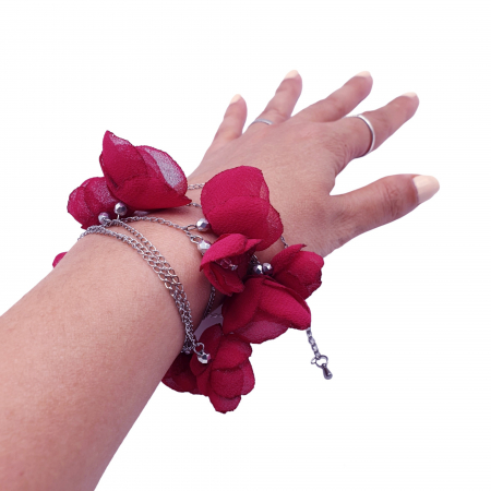 Bratari - spring-bloom-accesoriu-voal-viva-magenta-multifunctional