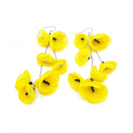 Cercei-primavara-flori-voal-galbene [2]