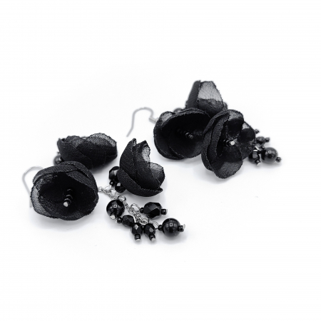 cercei-romantici-voal-negru-perle [2]