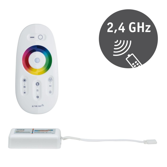 Controler MaxLED RGBW 2.4GHz 24V DC cu telecomandă max 144W [4]