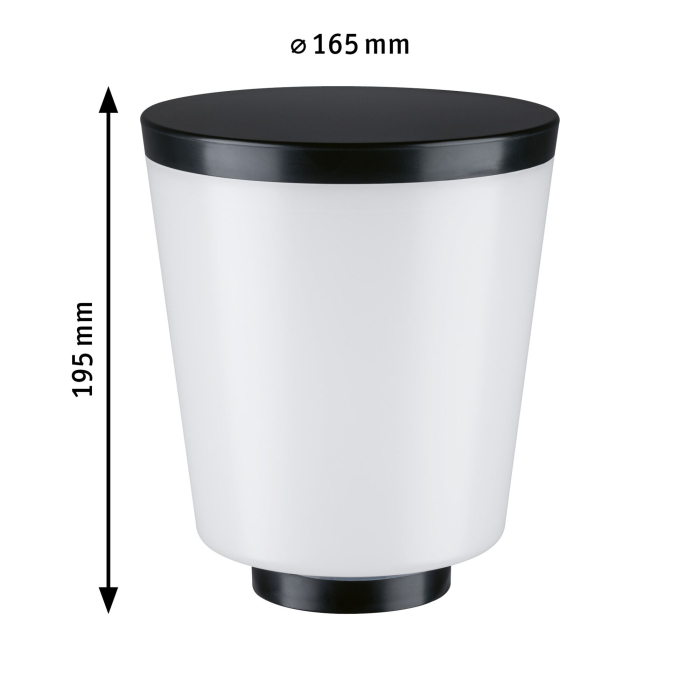 Abajur ModuShine Marento, IP44, cilindru, antracit, alb [3]
