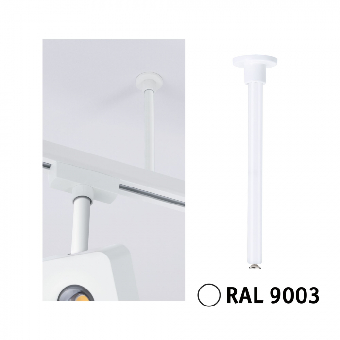 Accesoriu suspendare sina Urail, 105mm, alb Signal [2]