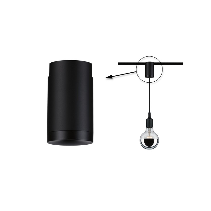 Adaptor pendul pentru șină Urail, negru mat [3]