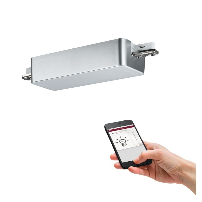 Adaptor SmartHome ZigBee URail max. 400W 230V crom mat metal [1]