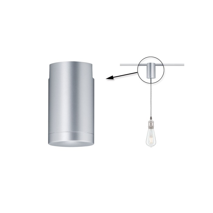 Adaptor URail Universal pentru penduluri crom mat 230V metal/plastic [1]