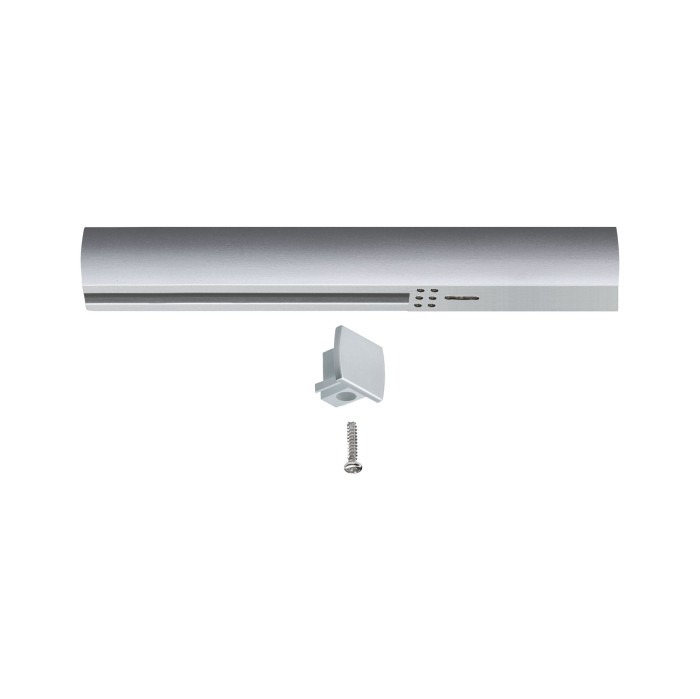 Alimentare de capăt Urail Light&Easy max. 1000W crom mat 230V plastic [3]